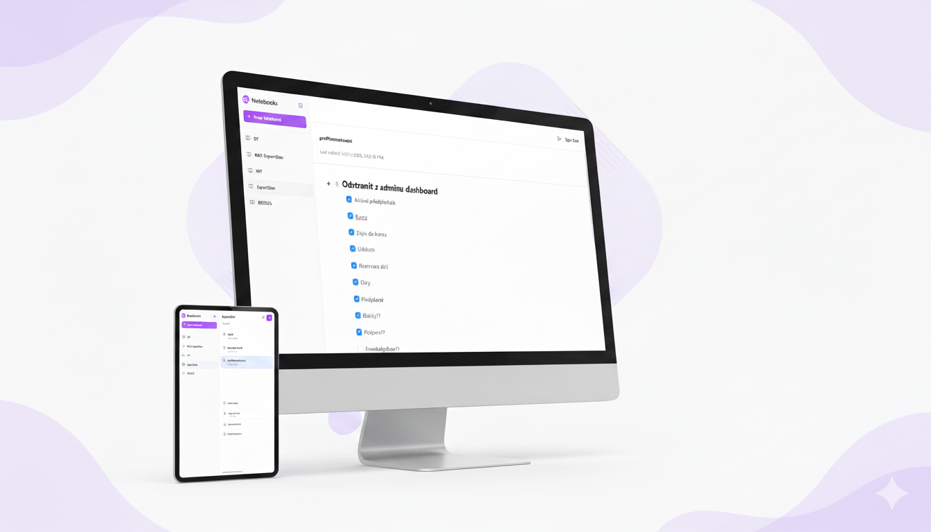 PC screens of deadliner dashboard showing calendar and tasks